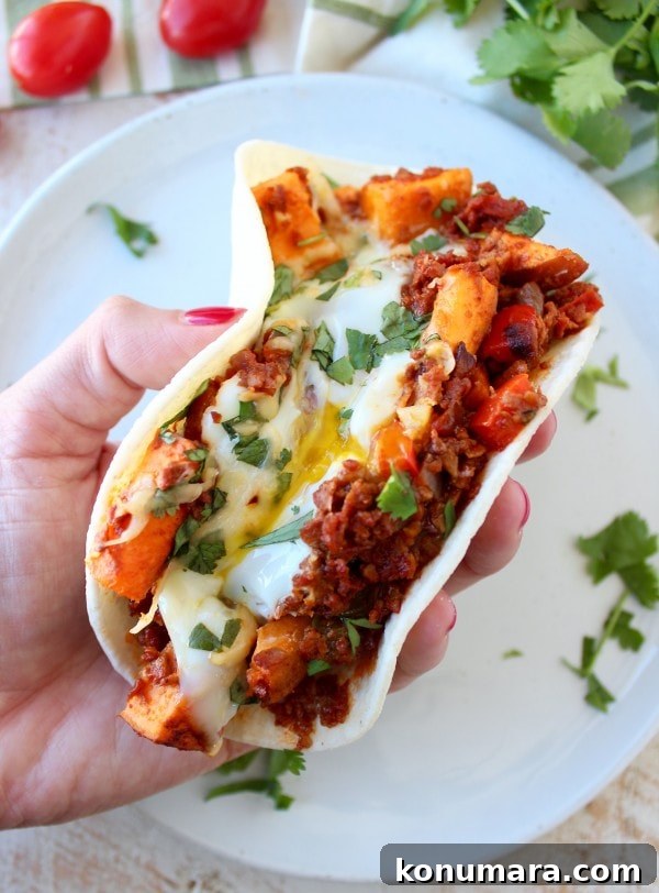 Mexican Sweet Potato Hash Recipe for Brunch 3 Mexican Sweet Potato Hash Breakfast Tacos