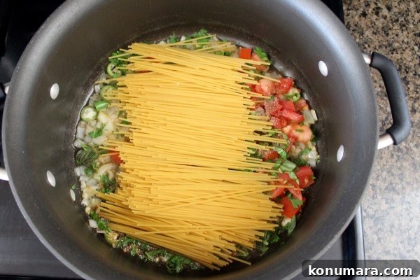One-Pot Creamy Tuscan Shrimp Scampi Pasta Recipe 8 One Pot Tuscan Shrimp Scampi Pasta Recipe
