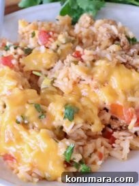 One Pot Taco Rice Skillet