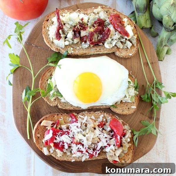 Artichoke Toast Recipes