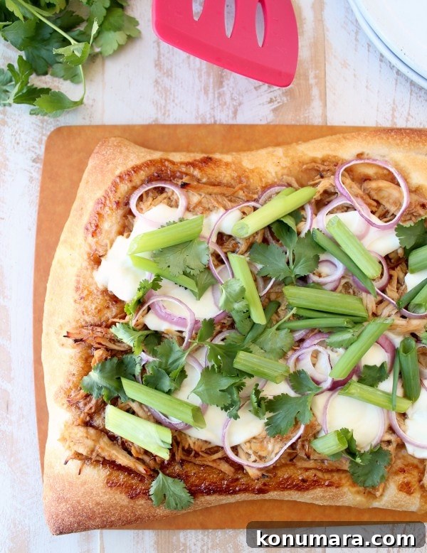 Korean BBQ Chicken Pizza