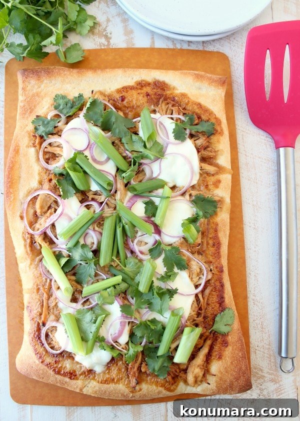 Korean BBQ Chicken Pizza