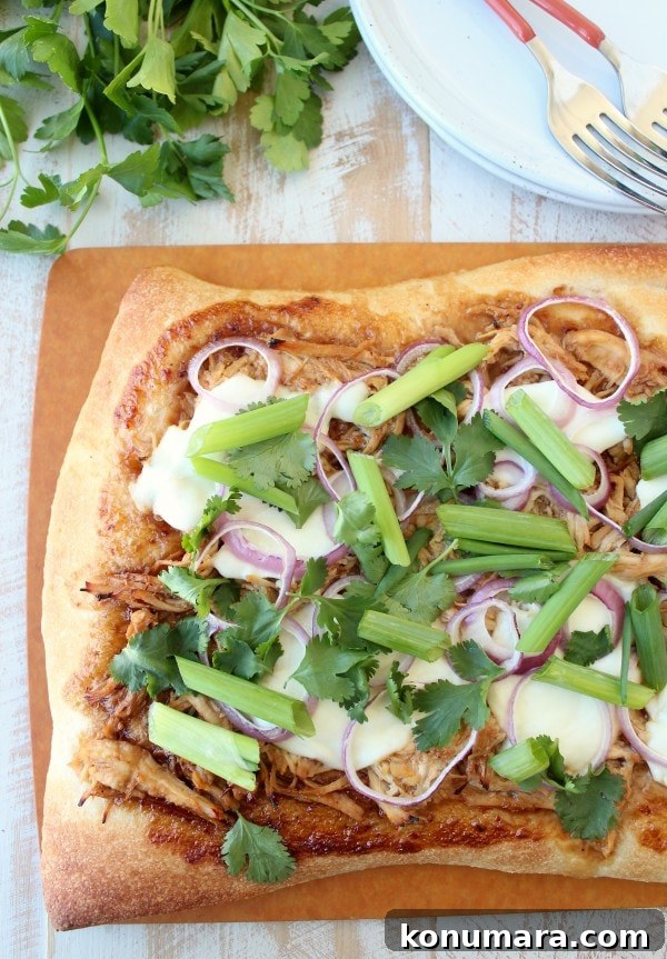 Korean BBQ Chicken Pizza