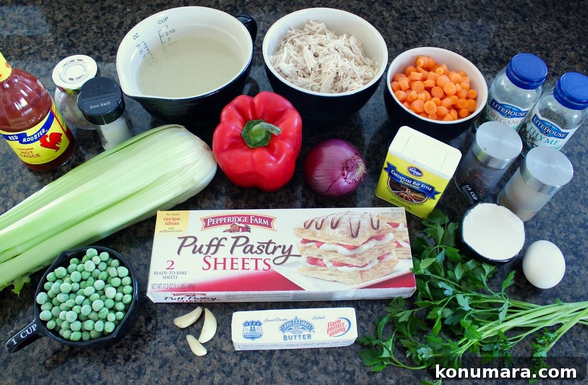 Savory Cajun Chicken Pot Pie Recipe 5 Cajun Chicken Pot Pie Recipe Ingredients