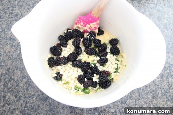 Blackberry Serrano Cornbread Recipe