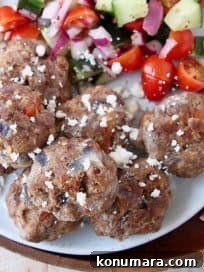 Greek Meatballs with Tzatziki Sauce