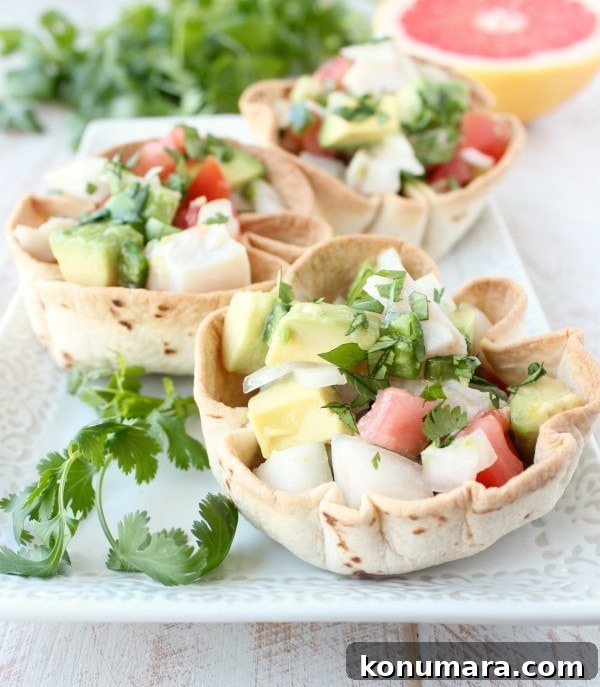 Ceviche Taco Bowl Recipe with Lime and Avocado 7 Mahi Mahi Ceviche Taco Bowls