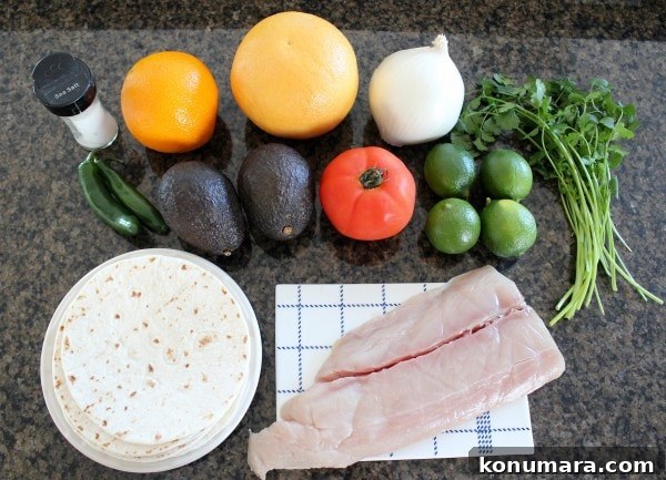 Ceviche Taco Bowl Recipe with Lime and Avocado 5 Ceviche Taco Cups Recipe Ingredients