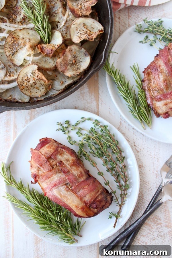 Crispy Bacon-Wrapped Pork Chops with Maple Glaze 3 Bacon Wrapped Pork Chops Recipe