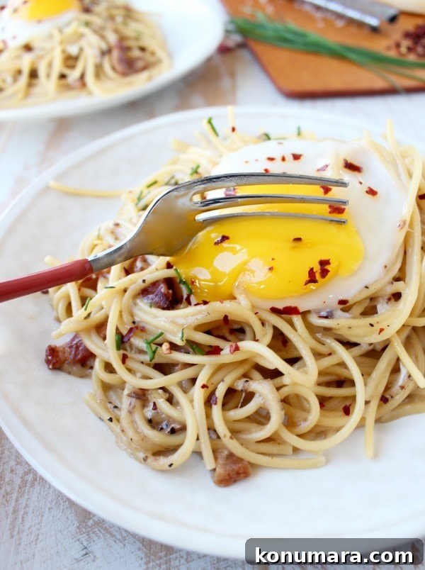 One-Pot Carbonara Recipe: Creamy Pasta in Minutes 6 One Pot Pasta Carbonara Ready to Serve