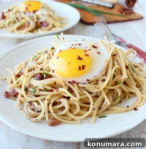 One-Pot Carbonara Recipe: Creamy Pasta in Minutes 7 Final One Pot Pasta Carbonara Dish