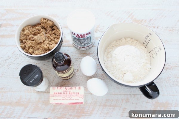 Sea Salt Blondies Ingredients