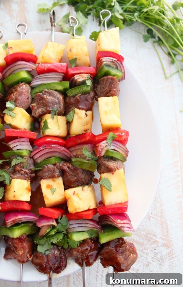 Teriyaki Steak Shish Kabob Recipe