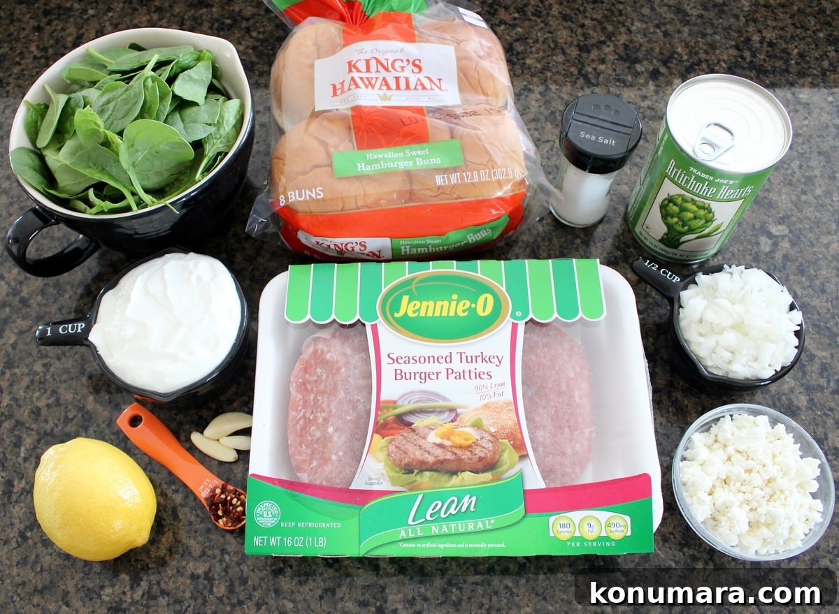 Spinach and Artichoke Turkey Burger Recipe 3 Spinach Artichoke Turkey Burgers Recipe