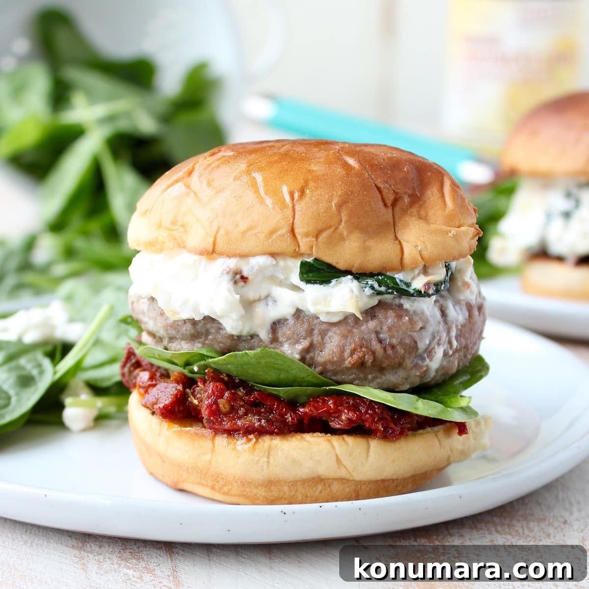 Spinach and Artichoke Turkey Burger Recipe 9 Spinach Artichoke Dip Turkey Burgers