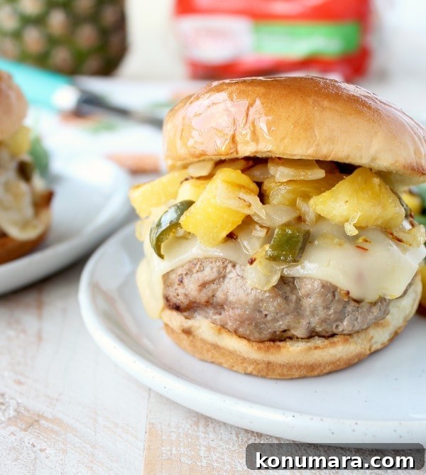 Juicy Hawaiian Turkey Burgers with Pineapple and Teriyaki 2 Hawaiian Turkey Burgers Recipe