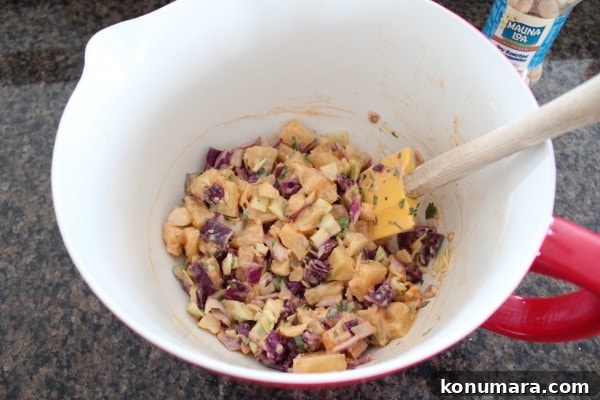 Hawaiian Chopped Pineapple Slaw Recipe