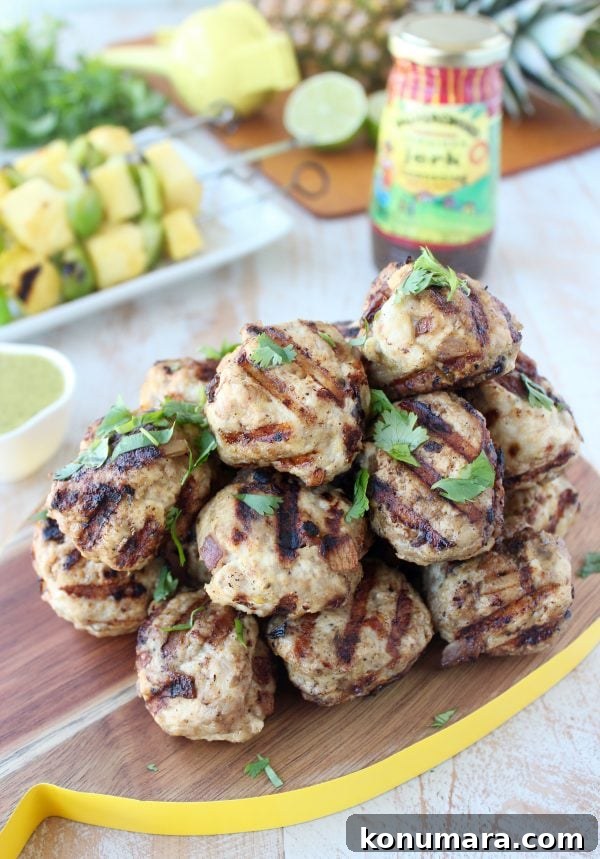 Spicy Caribbean Jerk Chicken and Pork Meatballs 8 Jerk Chicken & Pork Meatball Recipe