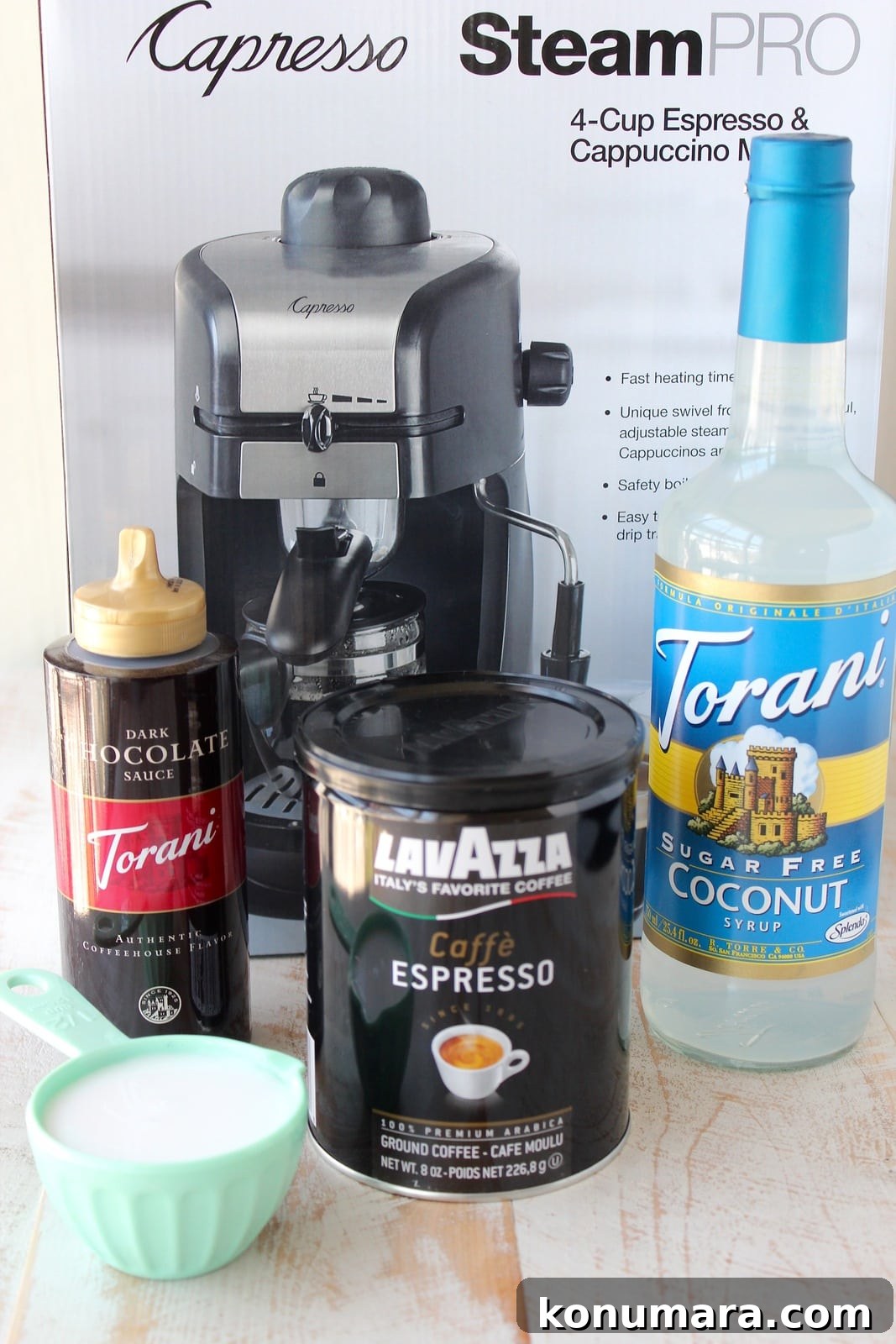 Mocha Coconut Iced Latte Ingredients