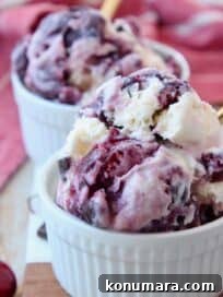 No Churn Cherry Garcia Ice Cream