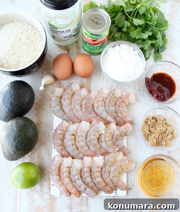 Crispy Shrimp Taco Recipe Ingredients