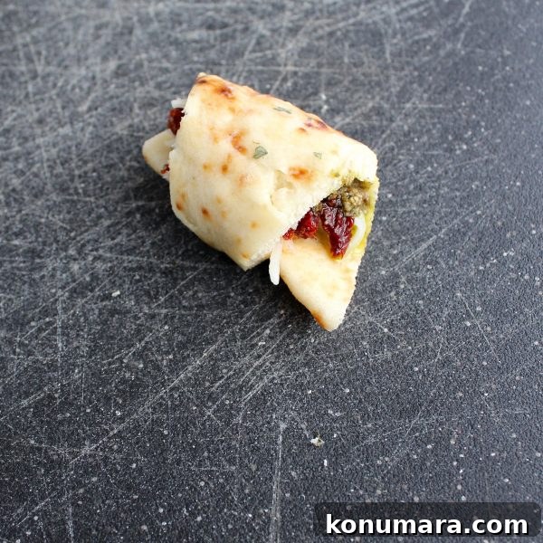 Naan Pizza Rolls Recipe