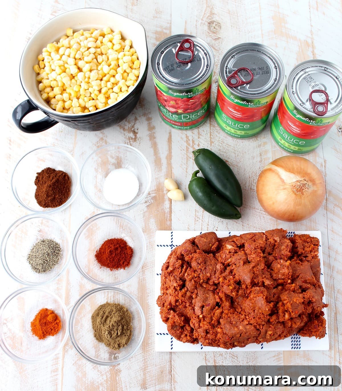 Slow Cooker Chorizo and Corn Chili Recipe 4 Slow Cooker Chorizo Corn Chili Ingredients