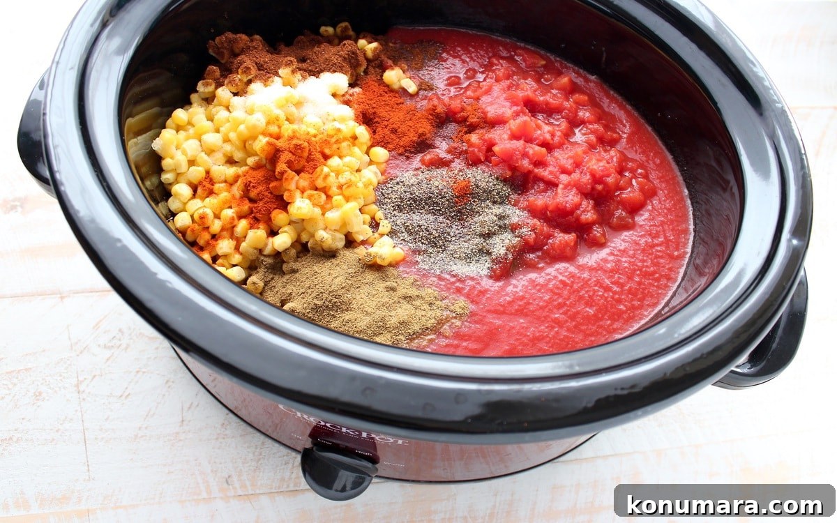 Slow Cooker Chorizo and Corn Chili Recipe 5 Slow Cooker Chorizo Corn Chili Recipe