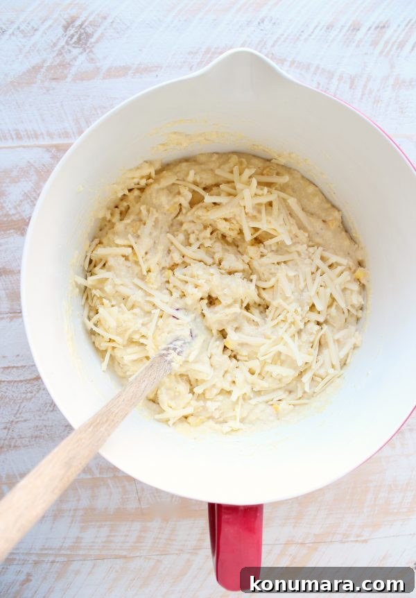 Cornbread batter in slow cooker
