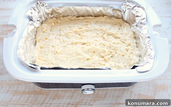 Batter poured and ready to cook
