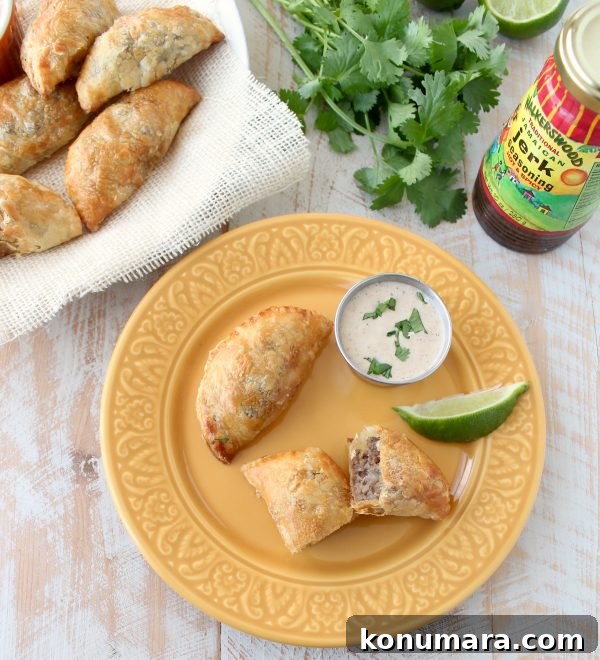 How to Make Jamaican Jerk Beef Patties 3 Jamaican jerk seasoned beef patties are a popular dish in Jamaica. In this recipe, the patties are made into the perfect size for a party appetizer!