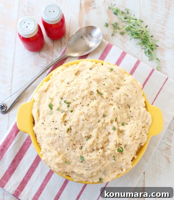 Oven-Roasted Cajun Turkey with Creamy Cajun Mashed Potatoes 5 Roasted potatoes before mashing