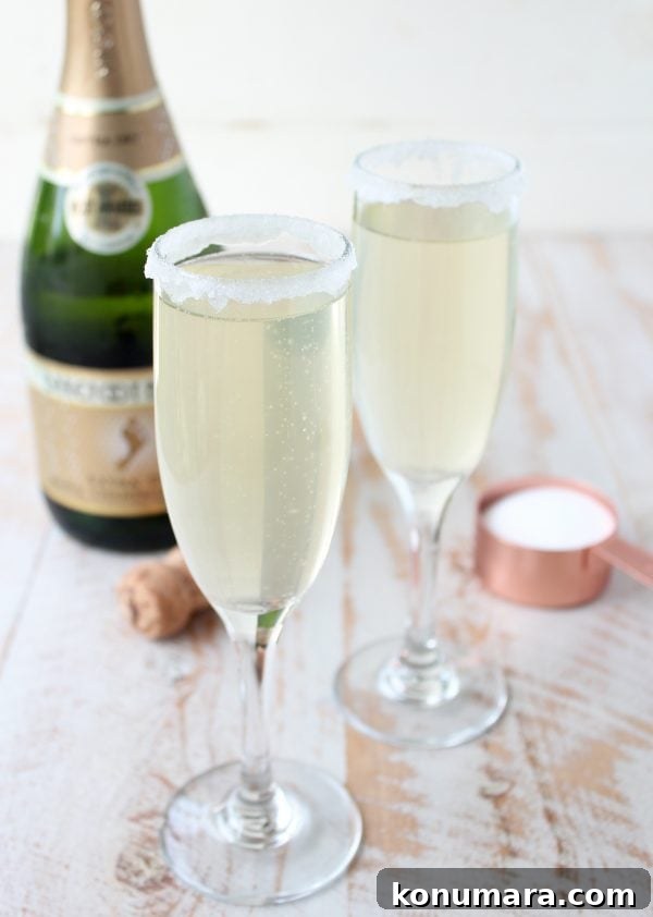 Pineapple Whip Fizz in a festive setting