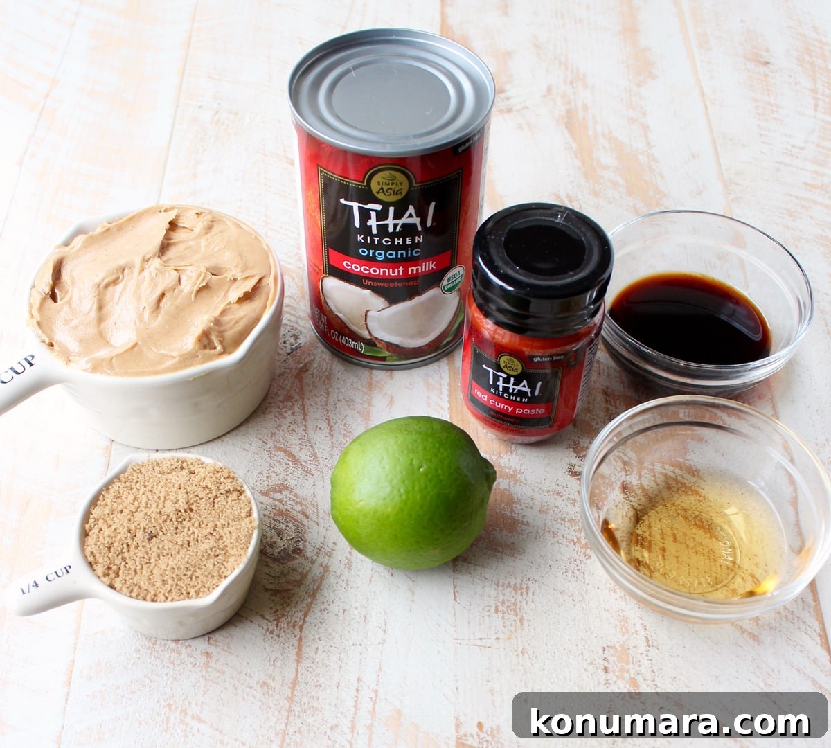 Whether you drizzle it over buddha bowls, add it to pizza or toss it with noodles, this easy 10 minute Thai Peanut Sauce recipe is sure to be a hit!