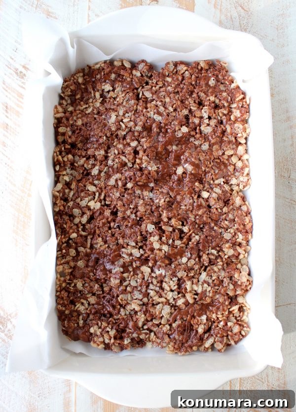 No-Bake Nutella Rice Krispie Football Treats 7 Nutella Rice Krispie Treats served on a plate