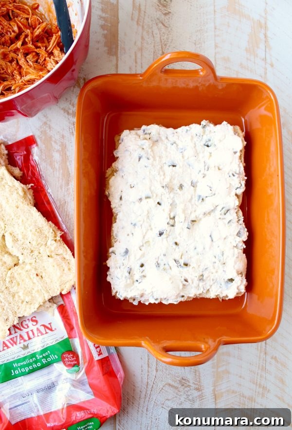 Jalapeno Buffalo Chicken Dip Sliders for Game Day 5 Turn delicious Buffalo Chicken Dip into tasty sliders with a kick in this recipe for Jalapeño Buffalo Chicken Dip Sliders!