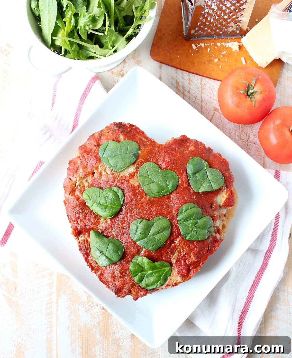 Heart-Shaped Meatloaf Recipe for Valentine's Dinner 2 This Italian Meatloaf recipe is easy to make & so delicious! It can be made into a heart shape for Valentine's Day, or made anytime of the year using a traditional meatloaf pan!