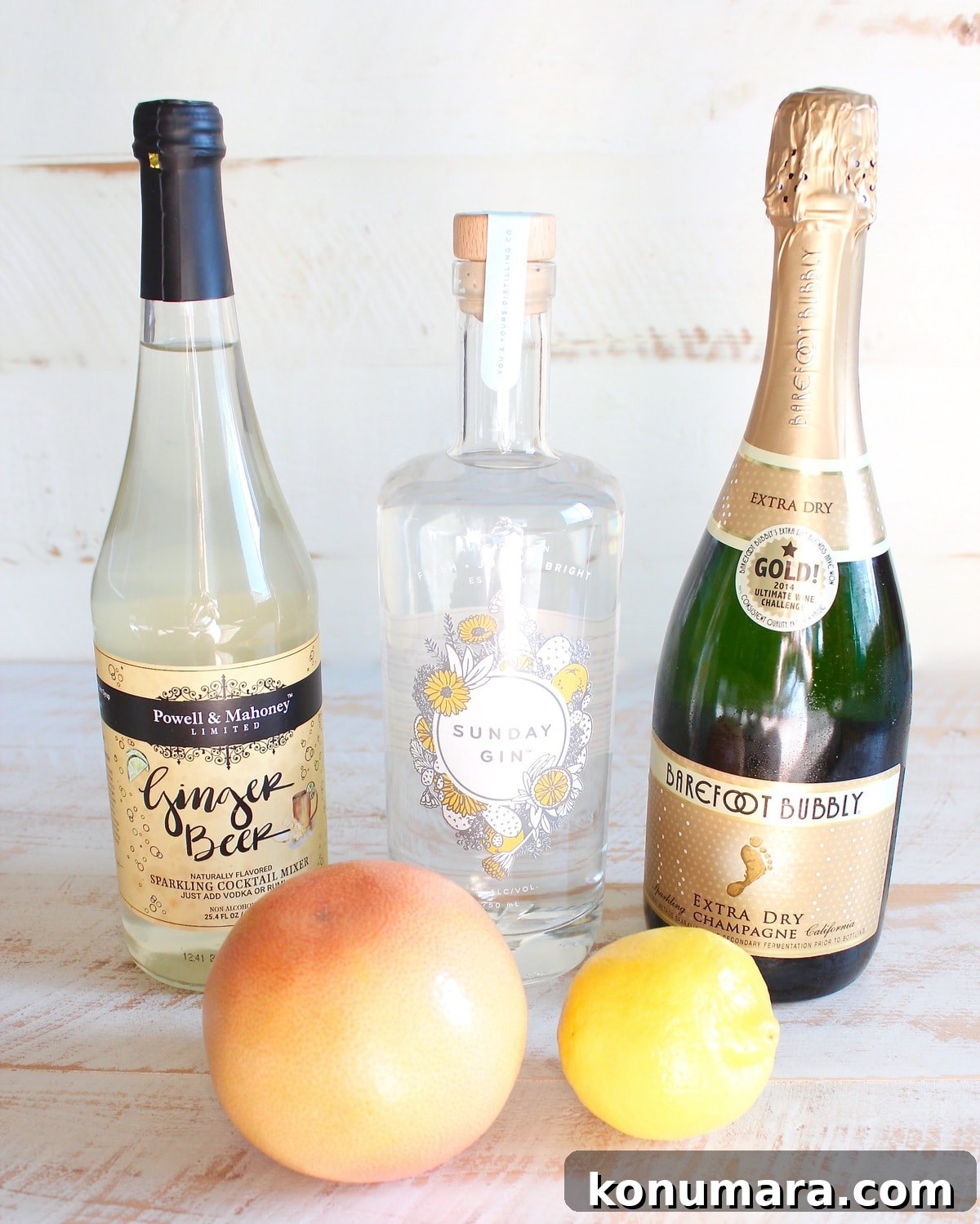 This delicious twist on a gin mule combines tart grapefruit juice with sweet sparkling wine for a refreshing cocktail that's also so easy to make!