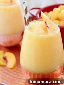 Frozen Peach Sangria