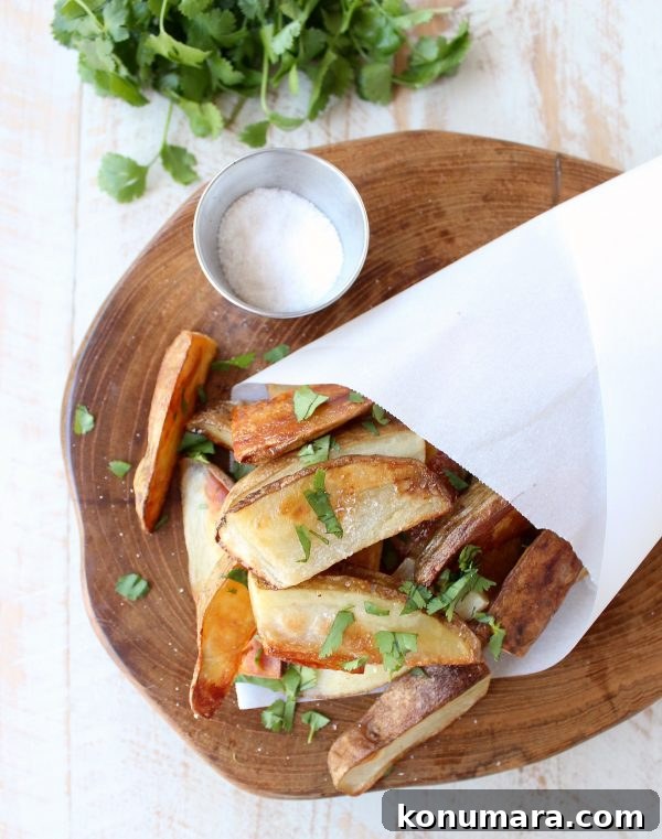 Crispy Salt and Vinegar Potato Wedges Recipe 2 Roasted salt and vinegar potatoes are a super simple side dish that's gluten free and vegan, and takes only about 5 minutes to prep!