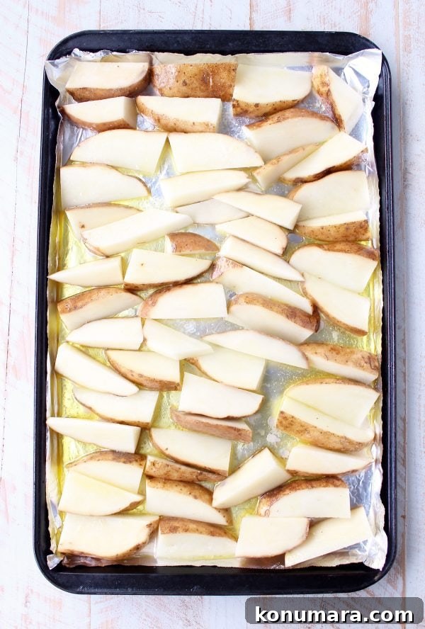 Crispy Salt and Vinegar Potato Wedges Recipe 7 Roasted salt and vinegar potatoes are a super simple side dish that's gluten free and vegan, and takes only about 5 minutes to prep!