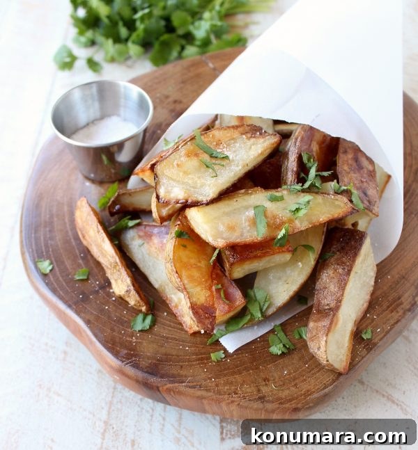 Crispy Salt and Vinegar Potato Wedges Recipe 9 Roasted salt and vinegar potatoes are a super simple side dish that's gluten free and vegan, and takes only about 5 minutes to prep!