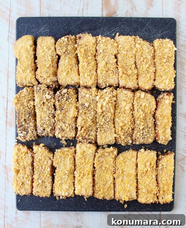 Crispy Macadamia Nut French Toast Sticks Recipe 6 Macadamia Nut Crispy French Toast Sticks are a fun & delicious breakfast recipe, that's also so easy to make!