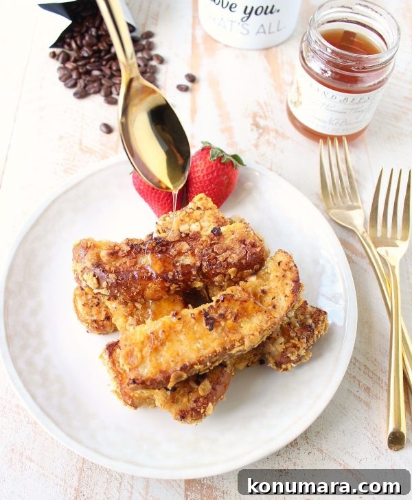 Crispy Macadamia Nut French Toast Sticks Recipe 8 Macadamia Nut Crispy French Toast Sticks are a fun & delicious breakfast recipe, that's also so easy to make!