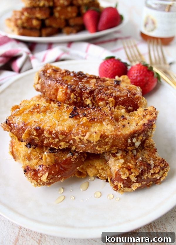 Crispy Macadamia Nut French Toast Sticks Recipe 9 Macadamia Nut Crispy French Toast Sticks are a fun & delicious breakfast recipe, that's also so easy to make!