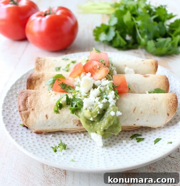 Breakfast Taquitos are the perfect easy breakfast recipe, made with chorizo, or soyrizo for vegetarians, scrambled eggs & pepper jack cheese!