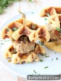Jalapeno Bacon Waffle & Meatball Sliders