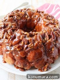 Salted Caramel Pecan Monkey Bread