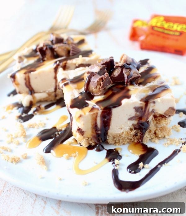 No-Bake Reese's Peanut Butter Cup Cheesecake Bars 7 No-Bake-Cheesecake-Bars-Recipe
