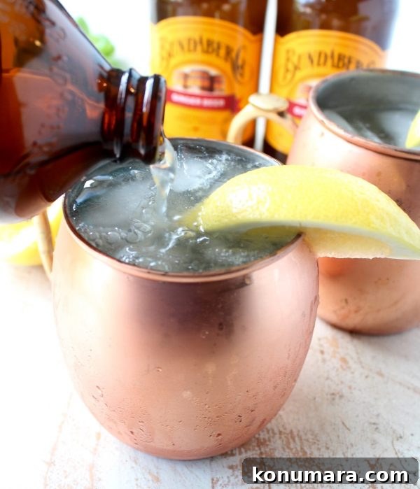 Spiked Ginger Lemonade Cocktail Recipe 7 Final glass of ginger lemonade with lemon wedge